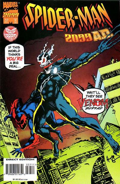 Cover for Spider-Man 2099 (Marvel, 1992 series) #37 [Spider-Man 2099 Cover]
