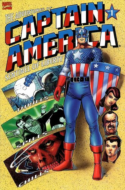 Cover for Adventures of Captain America (Marvel, 1991 series) #1