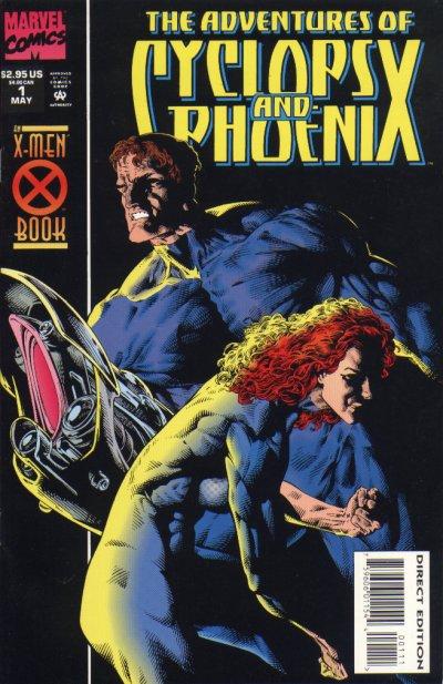 Cover for The Adventures of Cyclops and Phoenix (Marvel, 1994 series) #1 [Direct Edition]