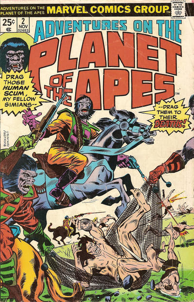 Cover for Adventures on the Planet of the Apes (Marvel, 1975 series) #2