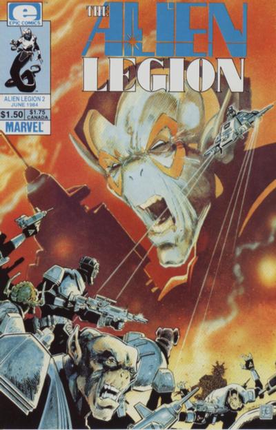 Cover for Alien Legion (Marvel, 1984 series) #2