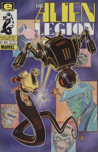 Cover for Alien Legion (Marvel, 1984 series) #5