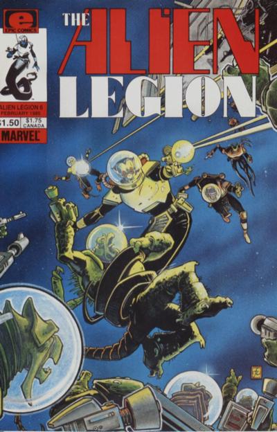 Cover for Alien Legion (Marvel, 1984 series) #6