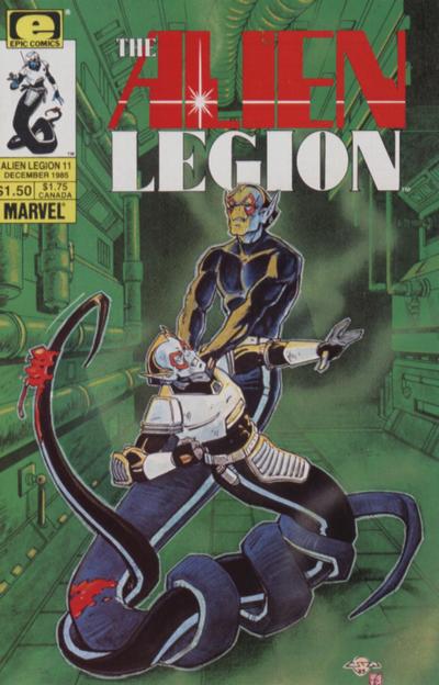 Cover for Alien Legion (Marvel, 1984 series) #11
