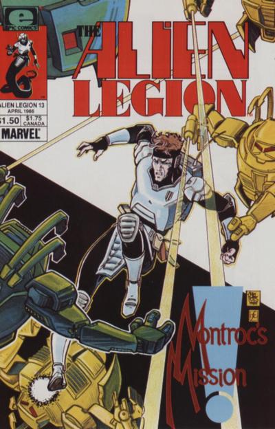 Cover for Alien Legion (Marvel, 1984 series) #13