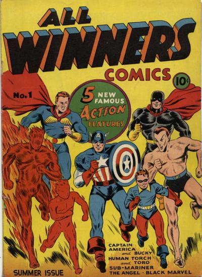 Cover for All-Winners Comics (Marvel, 1941 series) #1
