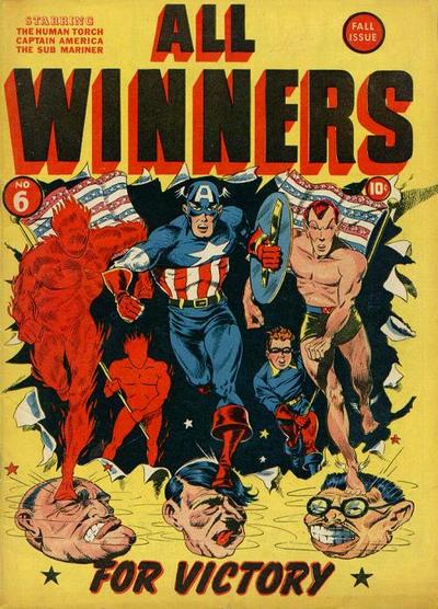 Cover for All-Winners Comics (Marvel, 1941 series) #6