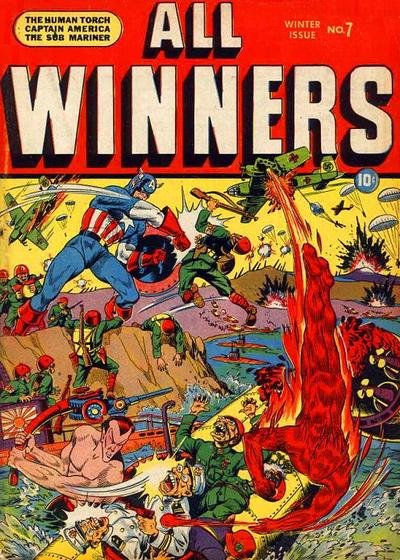 Cover for All-Winners Comics (Marvel, 1941 series) #7