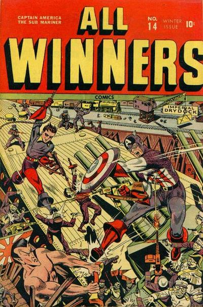 Cover for All-Winners Comics (Marvel, 1941 series) #14