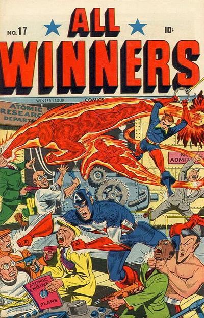 Cover for All-Winners Comics (Marvel, 1941 series) #17