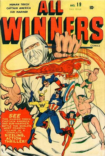 Cover for All-Winners Comics (Marvel, 1941 series) #19