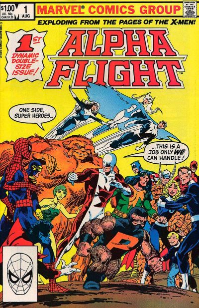 Cover for Alpha Flight (Marvel, 1983 series) #1 [Direct]