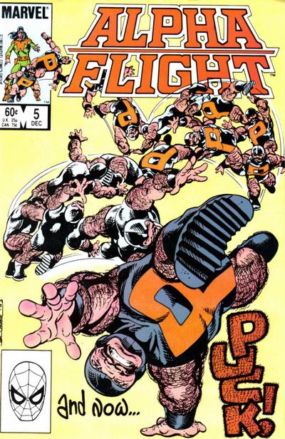 Cover for Alpha Flight (Marvel, 1983 series) #5 [Direct]