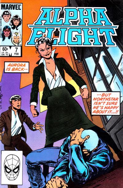 Cover for Alpha Flight (Marvel, 1983 series) #7 [Direct]