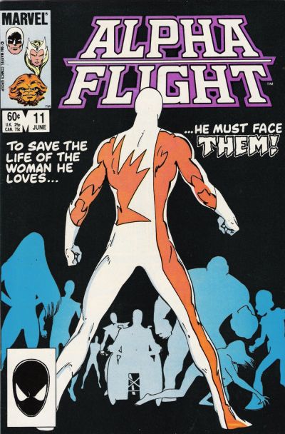 Cover for Alpha Flight (Marvel, 1983 series) #11 [Direct]