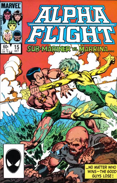 Cover for Alpha Flight (Marvel, 1983 series) #15 [Direct]