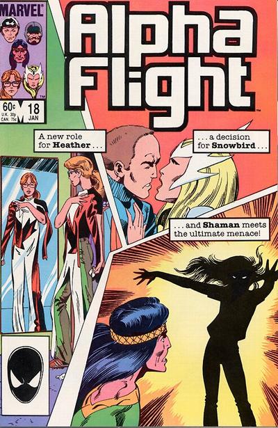 Cover for Alpha Flight (Marvel, 1983 series) #18 [Direct]