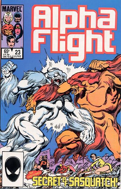 Cover for Alpha Flight (Marvel, 1983 series) #23 [Direct]