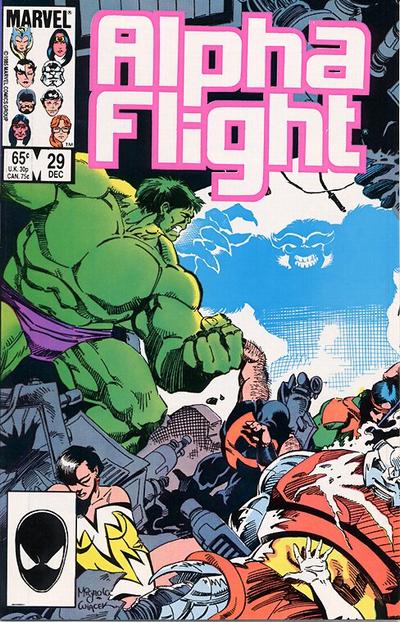 Cover for Alpha Flight (Marvel, 1983 series) #29 [Direct]