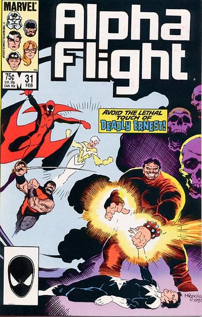 Cover for Alpha Flight (Marvel, 1983 series) #31 [Direct]