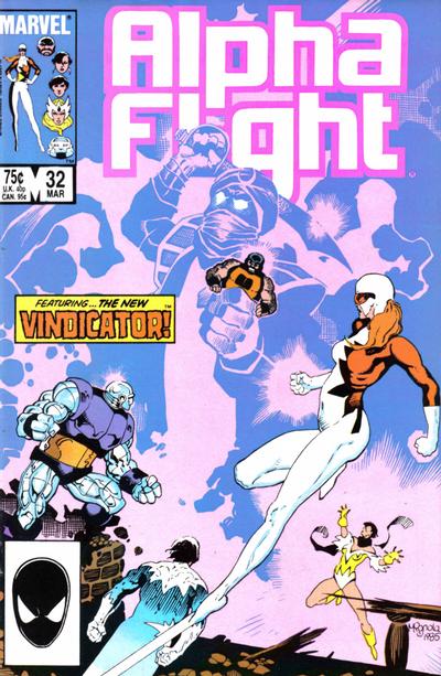 Cover for Alpha Flight (Marvel, 1983 series) #32 [Direct]