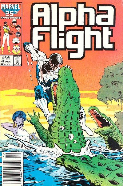 Cover for Alpha Flight (Marvel, 1983 series) #41 [Newsstand]