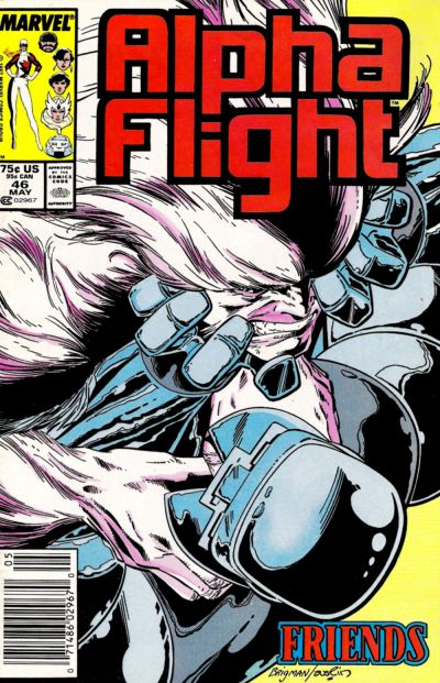 Cover for Alpha Flight (Marvel, 1983 series) #46 [Newsstand]