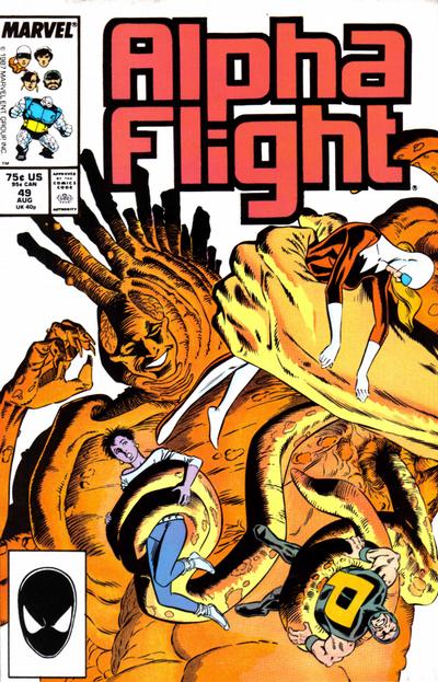 Cover for Alpha Flight (Marvel, 1983 series) #49 [Direct]