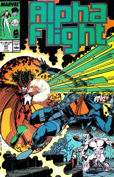 Cover for Alpha Flight (Marvel, 1983 series) #60