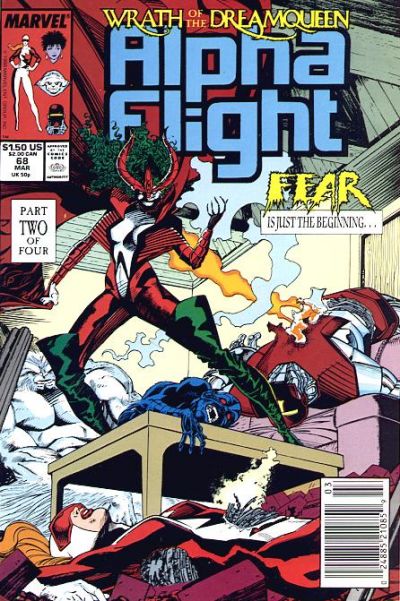 Cover for Alpha Flight (Marvel, 1983 series) #68
