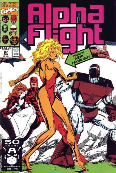 Cover for Alpha Flight (Marvel, 1983 series) #97