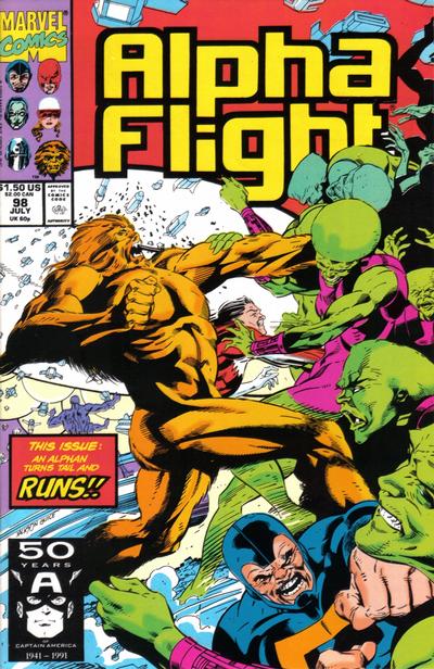 Cover for Alpha Flight (Marvel, 1983 series) #98