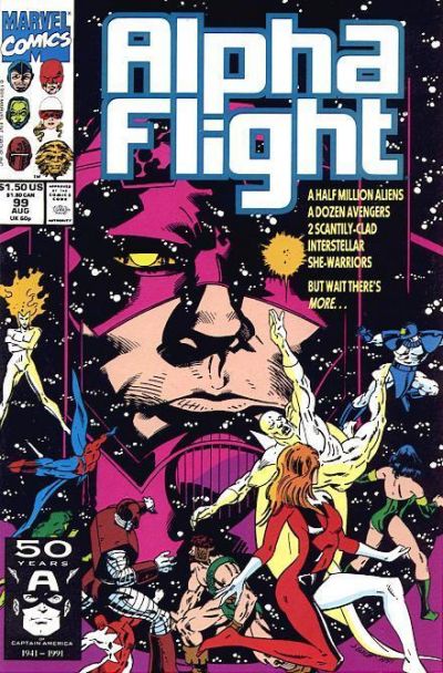 Cover for Alpha Flight (Marvel, 1983 series) #99