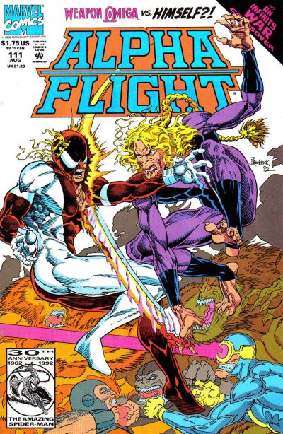 Cover for Alpha Flight (Marvel, 1983 series) #111