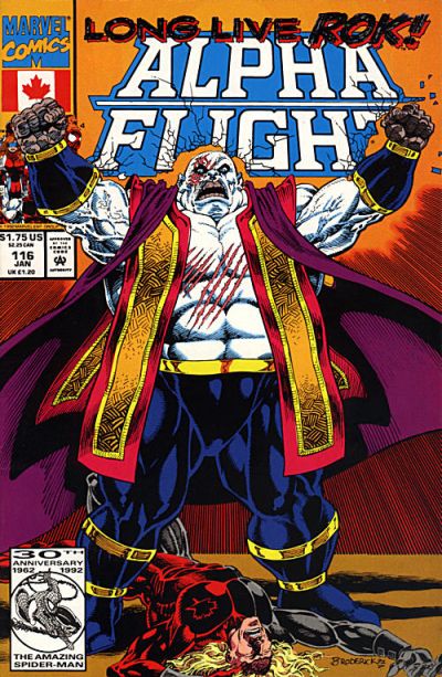Cover for Alpha Flight (Marvel, 1983 series) #116 [Direct]