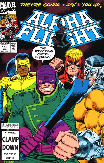 Cover for Alpha Flight (Marvel, 1983 series) #119