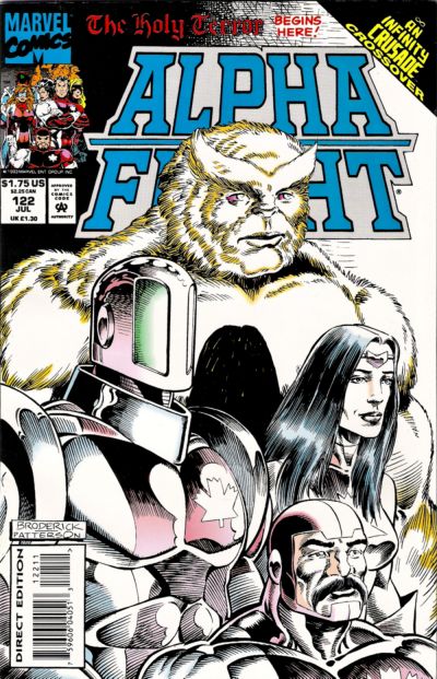 Cover for Alpha Flight (Marvel, 1983 series) #122