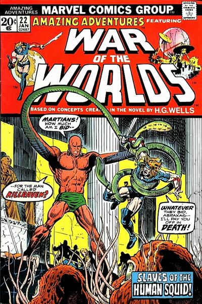Cover for Amazing Adventures (Marvel, 1970 series) #22 [Regular Edition]