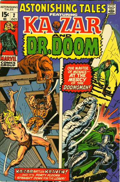 Cover for Astonishing Tales (Marvel, 1970 series) #2