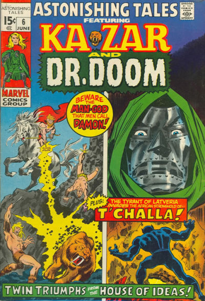 Cover for Astonishing Tales (Marvel, 1970 series) #6