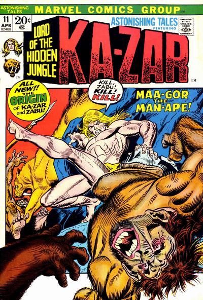 Cover for Astonishing Tales (Marvel, 1970 series) #11 [Regular Edition]