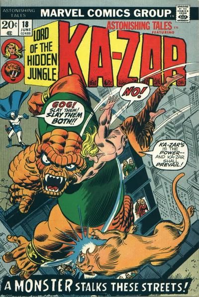 Cover for Astonishing Tales (Marvel, 1970 series) #18 [Regular Edition]