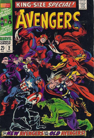 Cover for The Avengers Annual (Marvel, 1967 series) #2