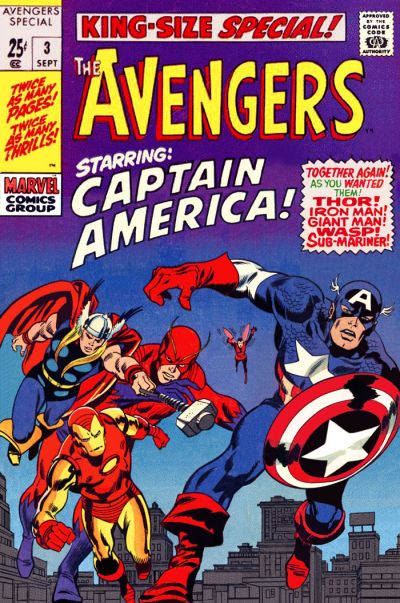 Cover for The Avengers Annual (Marvel, 1967 series) #3