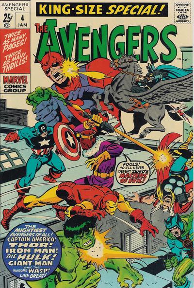 Cover for The Avengers Annual (Marvel, 1967 series) #4