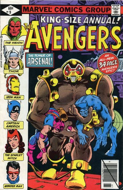Cover for The Avengers Annual (Marvel, 1967 series) #9 [Direct]