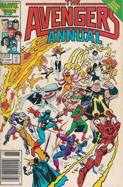 Cover for The Avengers Annual (Marvel, 1967 series) #15 [Newsstand]