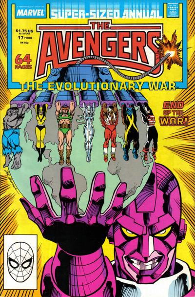 Cover for The Avengers Annual (Marvel, 1967 series) #17 [Direct]
