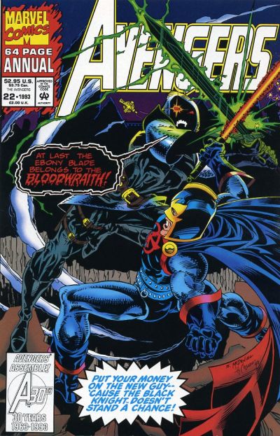 Cover for The Avengers Annual (Marvel, 1967 series) #22 [Direct]