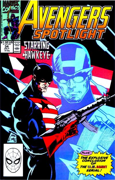 Cover for Avengers Spotlight (Marvel, 1989 series) #34